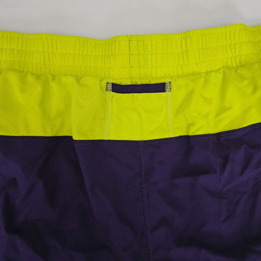 Champion Women's Purple/Yellow VAPOR Performance Athletic Running Shorts Size 4X - Picture 6 of 12